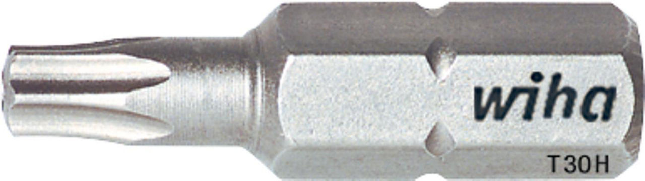 Torx®-TH (mit Bohrung) Bit wiha 7015ZH Standard mit 1/4"-Antrieb, kurz, T15H x 25 mm Torx®-TH (mit Bohrung) Bit wiha 7015ZH Standard mit 1/4"-Antrieb, kurz, T15H x 25 mm