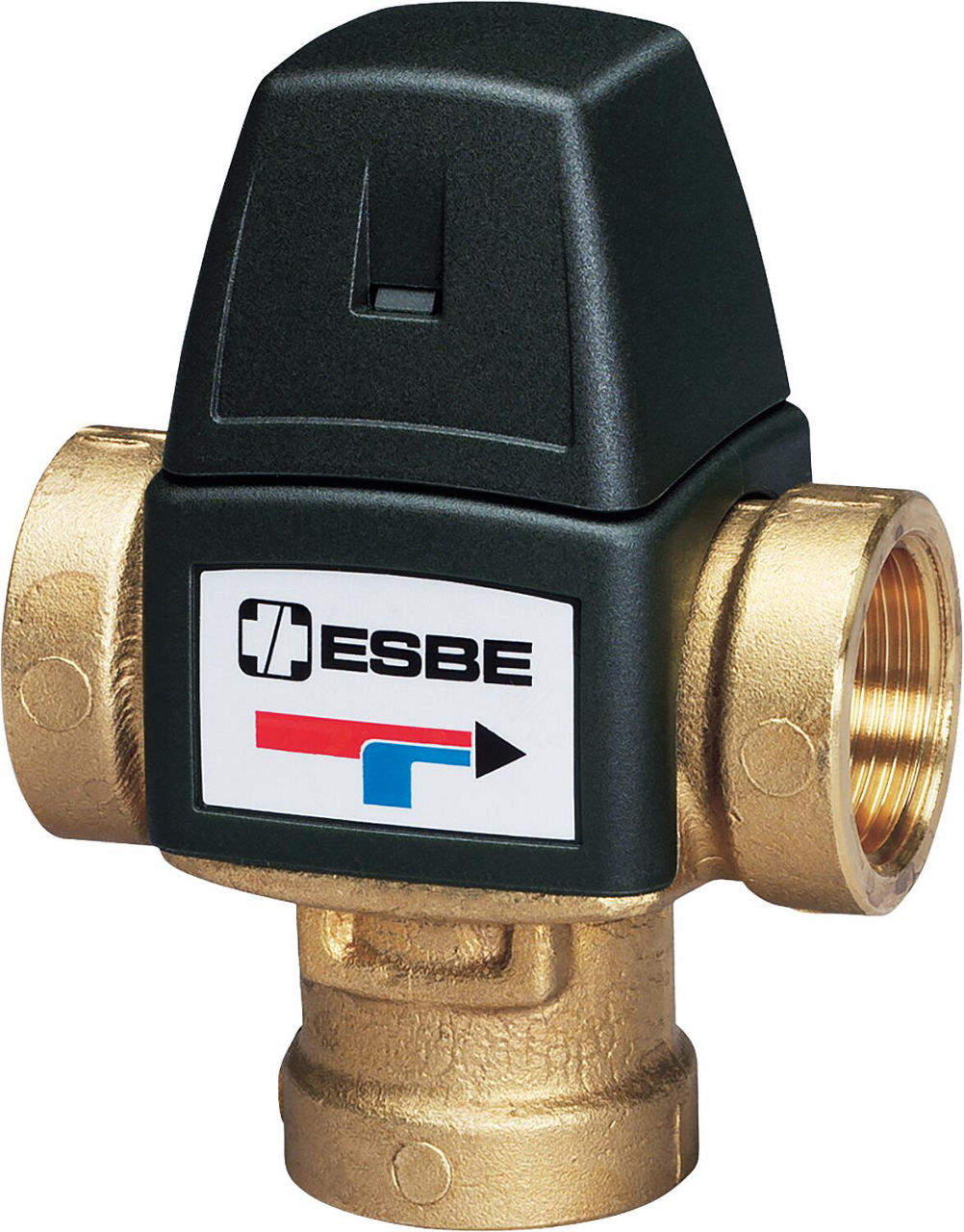 Thermomischer ESBE, Typ VTA 321, 20-43°C, DN20 (3/4"), Kvs 1,6 Thermomischer ESBE, Typ VTA 321, 20-43°C, DN20 (3/4"), Kvs 1,6