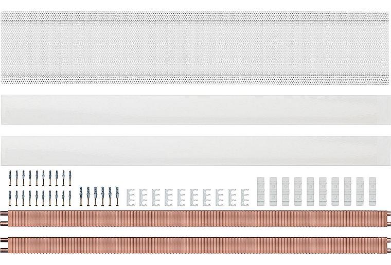 Heizleistenpaket 2 Wasserführende Heizleiste Behördenmodell,doppelt