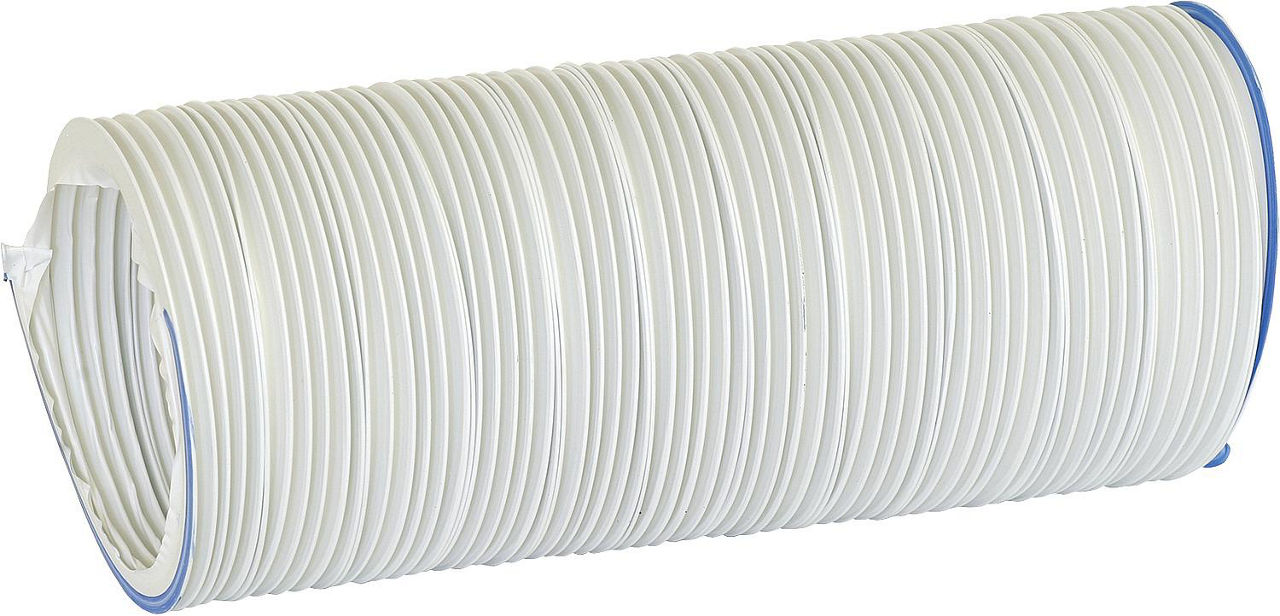 Lüftungsschlauch KLS 100/2000 DN 100 / 2 m Kunststoff weiß Lüftungsschlauch KLS 100/2000 DN 100 / 2 m Kunststoff weiß