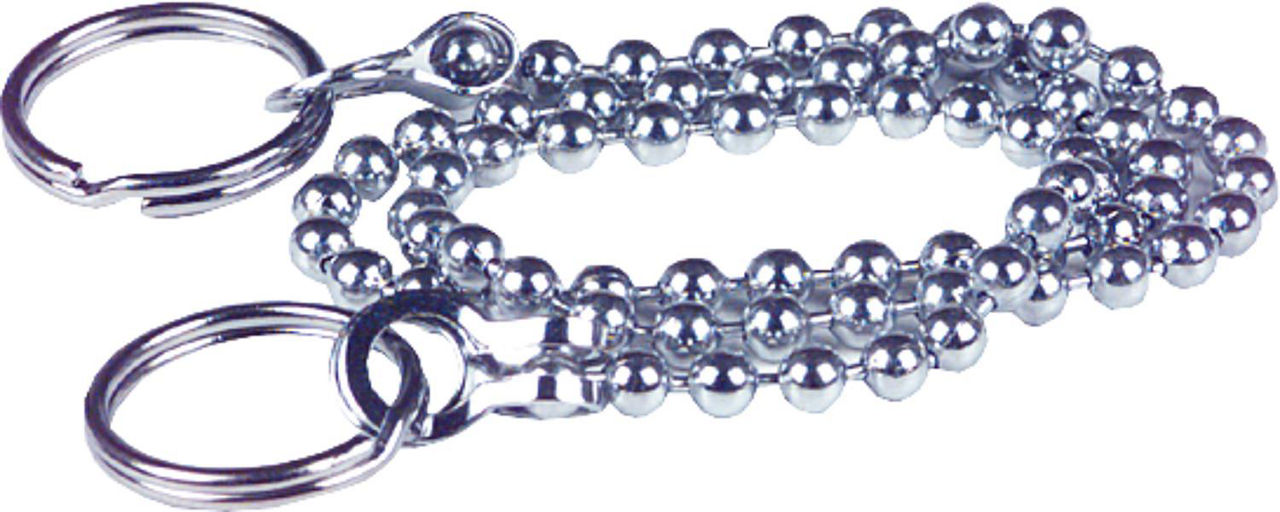 Kugelketten beidseitig mit Sprengringen 40 cm lang passend für Spühlbecken chrom Kugelketten beidseitig mit Sprengringen 40 cm lang passend für Spühlbecken chrom