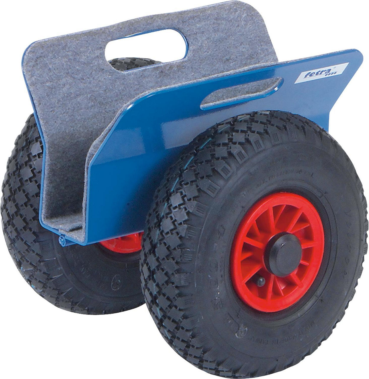 Plattenroller fetra® 4155 mit Vollgummibereifung 250x60mm Tragkraft max. 250kg