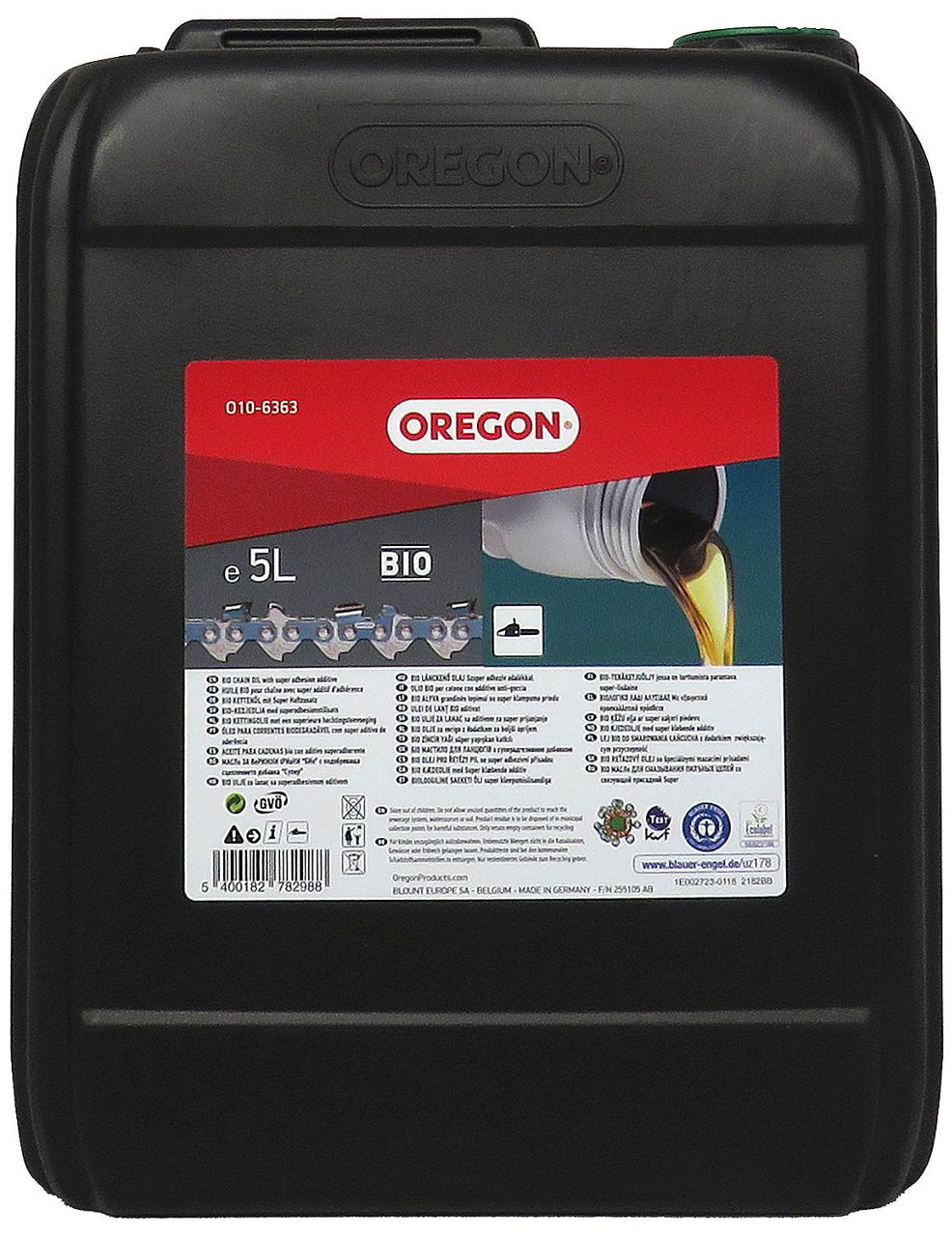 Sägekettenöl Oregon Biologisch, 5l Kanister Sägekettenöl Oregon Biologisch, 5l Kanister