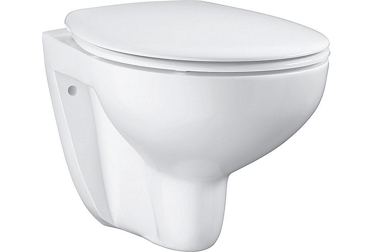 Combi-Pack Grohe Bau Keramik spülrandlos, softc~n~lose alpinweiß