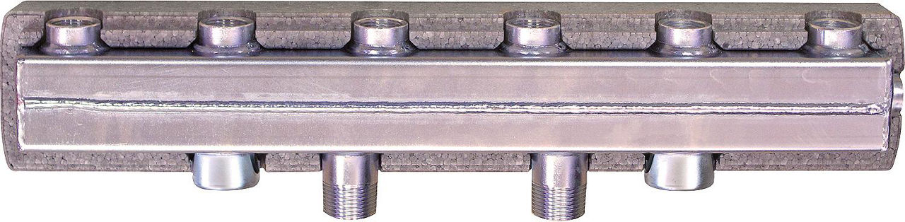 Heizkreisverteiler Easyflow Typ HV60/90 inkl.Isolierung,für 2 Heizkreise DN20(3/4") Heizkreisverteiler Easyflow Typ HV60/90 inkl.Isolierung,für 2 Heizkreise DN20(3/4")