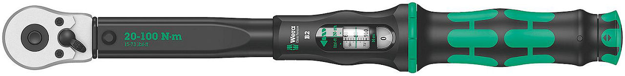 Drehmomentschlüssel WERA - Click-Torque B2 Antrieb 9,52mm (3/8")