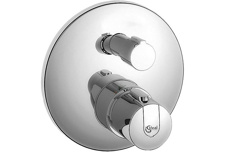 Ceratherm 100 Einzel-Thermostat Unterputz Bausatz 2 für Easy Box Rosetten-Ø 163 mm