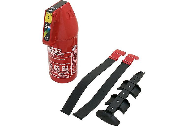 Pulverlöscher 2 kg Typ F2G, mit Kfz-Halter Pulverlöscher 2 kg Typ F2G, mit Kfz-Halter