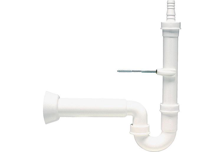 Waschmaschinen-Siphon 11/2" DN 50 mit Wandbefestigung