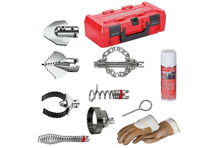 Werkzeugset Typ L,für Ø 22mm Spiralen, 11-teilig