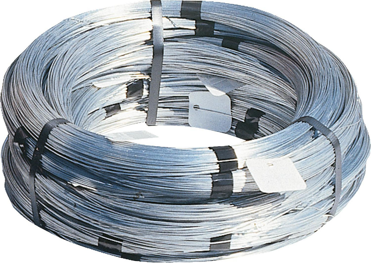 Stahldraht verzinkt, ø 1,2 mm, VPE = 2,5 kg Stahldraht verzinkt, ø 1,2 mm, VPE = 2,5 kg
