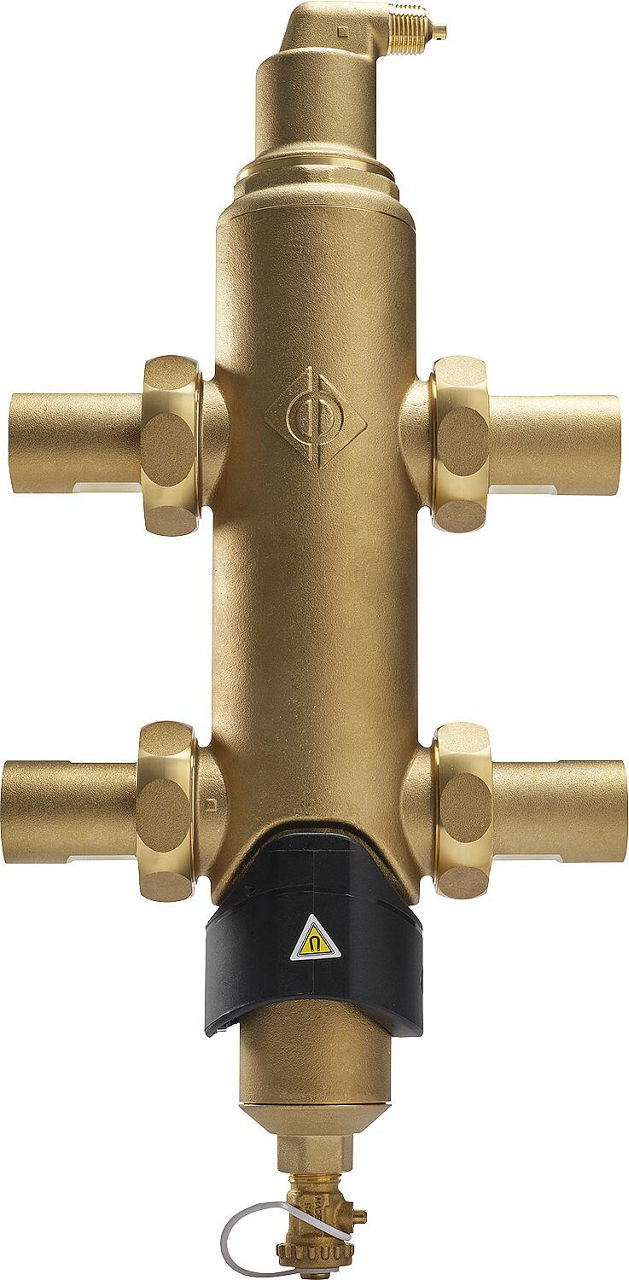 Hydraulische Weiche SpiroCross AX-J m. Magnet, 1" IG, 10 bar, 110 Grad