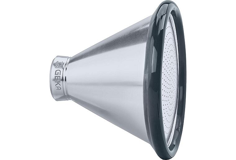 Geka plus Brausekopf soft rain XL 0,8mm-Bohrung 100mm Geka plus Brausekopf soft rain XL 0,8mm-Bohrung 100mm