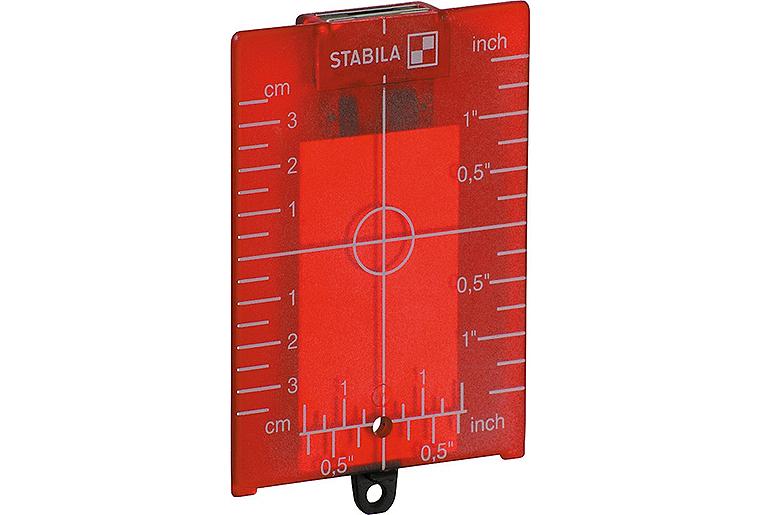 Zielplatte Stabila ZP, rot