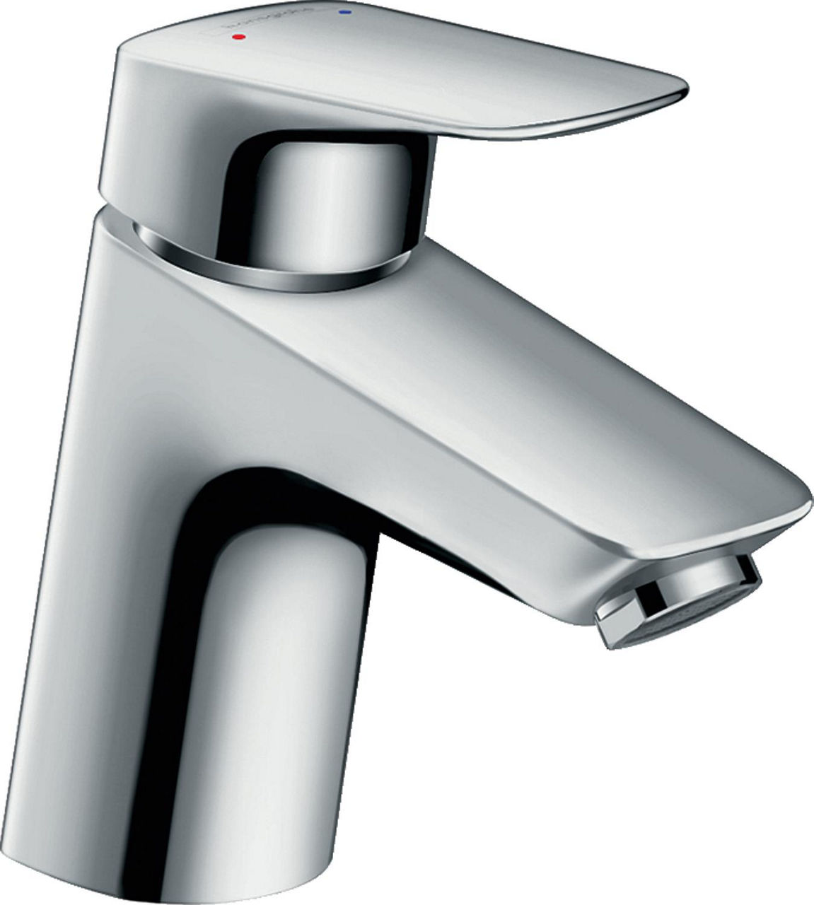 Waschtischmischer Hansgrohe 70 Logis ND Ausladung 107 mm chrom Push-Open Ablauf Waschtischmischer Hansgrohe 70 Logis ND Ausladung 107 mm chrom Push-Open Ablauf