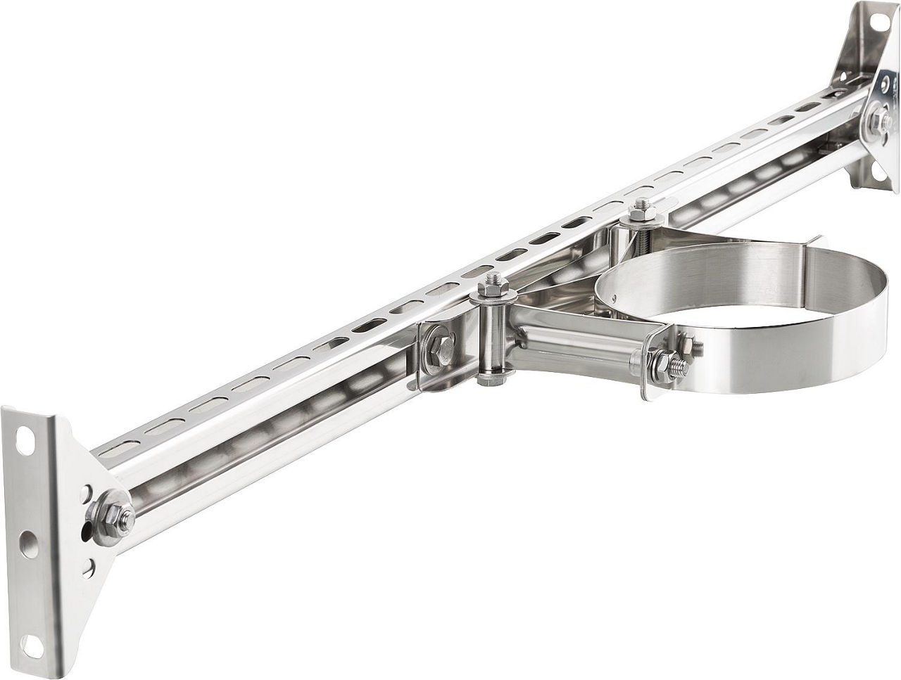 Doppelwandiges Abgassystem Sparrenhalter, Sparrenabstand max.1000mm, DN113/173 Doppelwandiges Abgassystem Sparrenhalter, Sparrenabstand max.1000mm, DN113/173