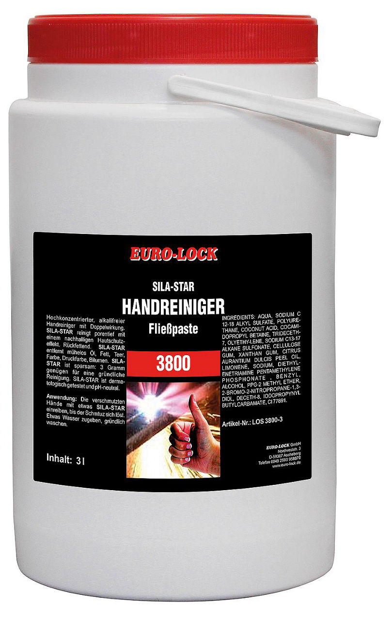 Sila Star Handreinigungspaste EURO-LOCK LOS 3800 3l Eimer