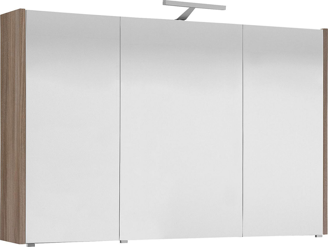 Spiegelschrank mit Beleuchtung Hanf Ulme, 3 Türen 1050x750x188mm Spiegelschrank mit Beleuchtung Hanf Ulme, 3 Türen 1050x750x188mm