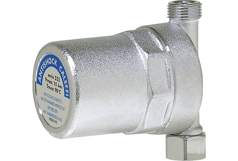Wasserschlagdämpfer mit Eckventilanschluss Wasserschlagdämpfer mit Eckventilanschluss