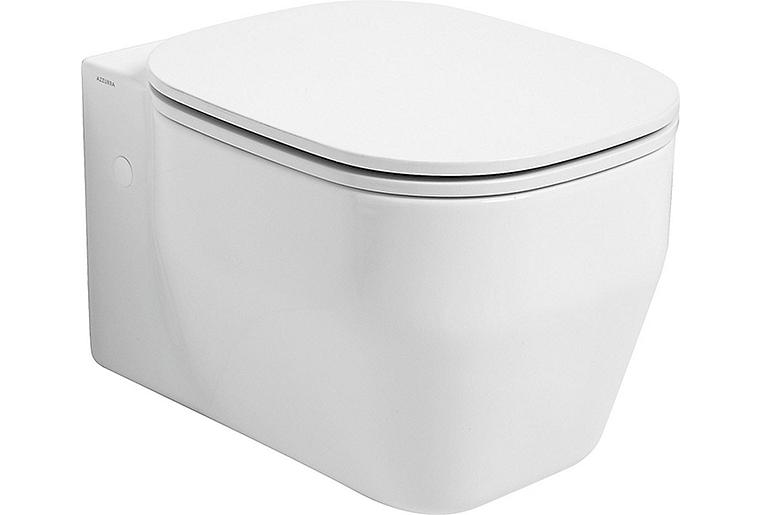 Wand-Tiefspül-WC GLAZE BxHxT: 360x340x520 mm Keramik weiß Wand-Tiefspül-WC GLAZE BxHxT: 360x340x520 mm Keramik weiß