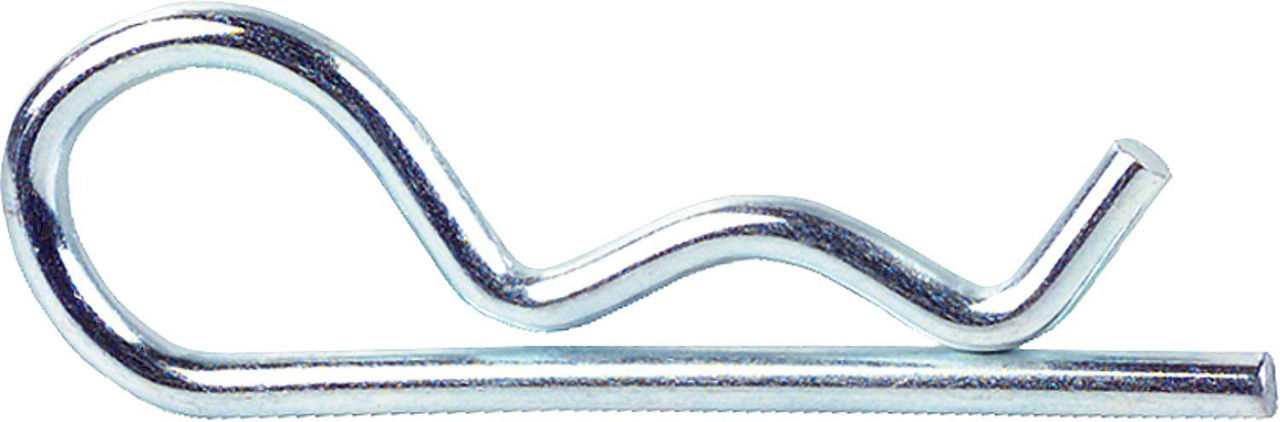 Federstecker, einfach Drahtstärke 5mm verzinkt VPE 100 Federstecker, einfach Drahtstärke 5mm verzinkt VPE 100