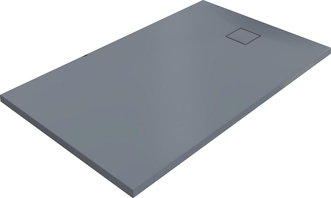 Duschwanne Hüppe EasyFlat Mineralguss 1800x52x800 mm Ablauf:kurze Seite, grau matt Duschwanne Hüppe EasyFlat Mineralguss 1800x52x800 mm Ablauf:kurze Seite, grau matt