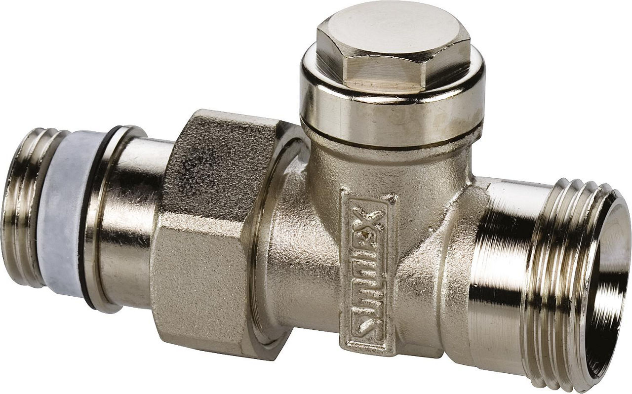 Rücklaufverschraubung TYP AG/N MS vernickelt Ausführung: Eck 1/2AGx3/4"AG für Klemmversch. Rücklaufverschraubung TYP AG/N MS vernickelt Ausführung: Eck 1/2AGx3/4"AG für Klemmversch.