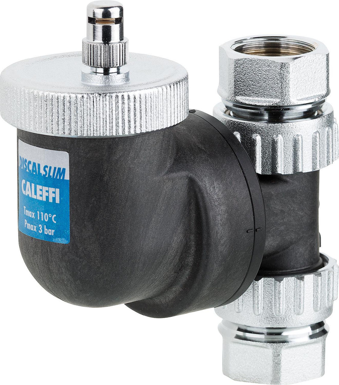 Mikroblasenluftabscheider DISCALSLIM 22mm Klemmverschraubung Mikroblasenluftabscheider DISCALSLIM 22mm Klemmverschraubung