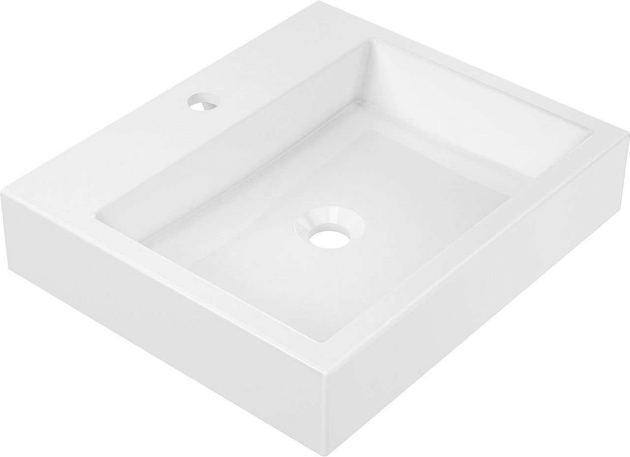 Waschtisch JULIA BxHxT: 500x100x420 mm Mineralguss weiß