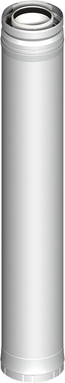 Kunststoff-Abgassystem Rohrelement 270 mm DN 080/125 Kunststoff-Abgassystem Rohrelement 270 mm DN 080/125