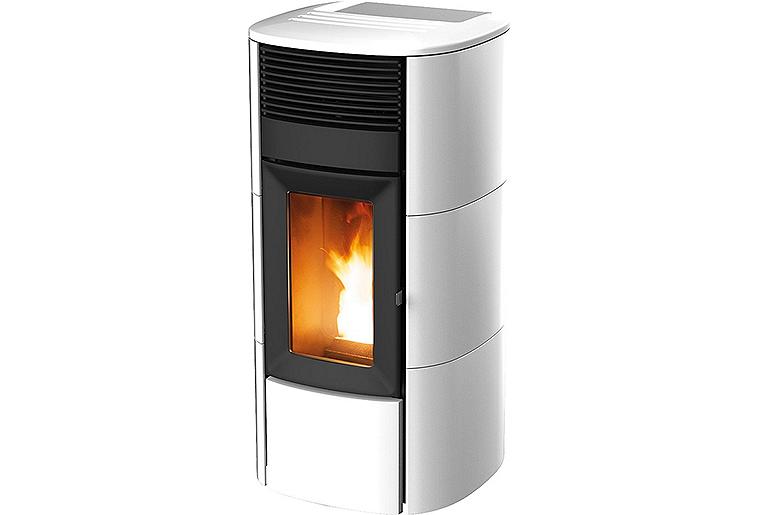 Pelletofen Club C. Air 12 R, Grundgerät mit Verkleidung Keramik Weiß, 11,9 KW Pelletofen Club C. Air 12 R, Grundgerät mit Verkleidung Keramik Weiß, 11,9 KW