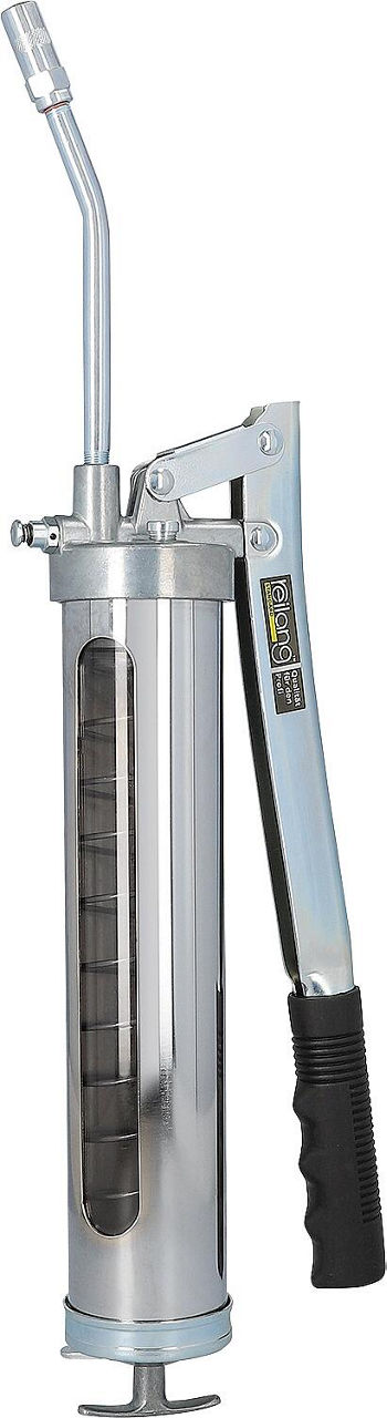 Handhebelfettpresse DN6 G 1/8" mit transp. Sichtfenster, inkl. Zerk und Hydraulikgreifkopf Handhebelfettpresse DN6 G 1/8" mit transp. Sichtfenster, inkl. Zerk und Hydraulikgreifkopf