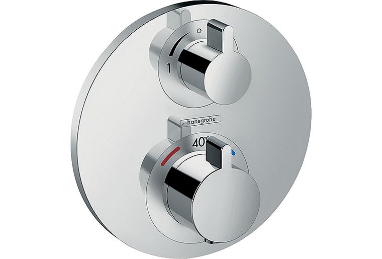 UP-Thermostat Hansgrohe Ecostat S Fertigset 1 Verbraucher chrom UP-Thermostat Hansgrohe Ecostat S Fertigset 1 Verbraucher chrom