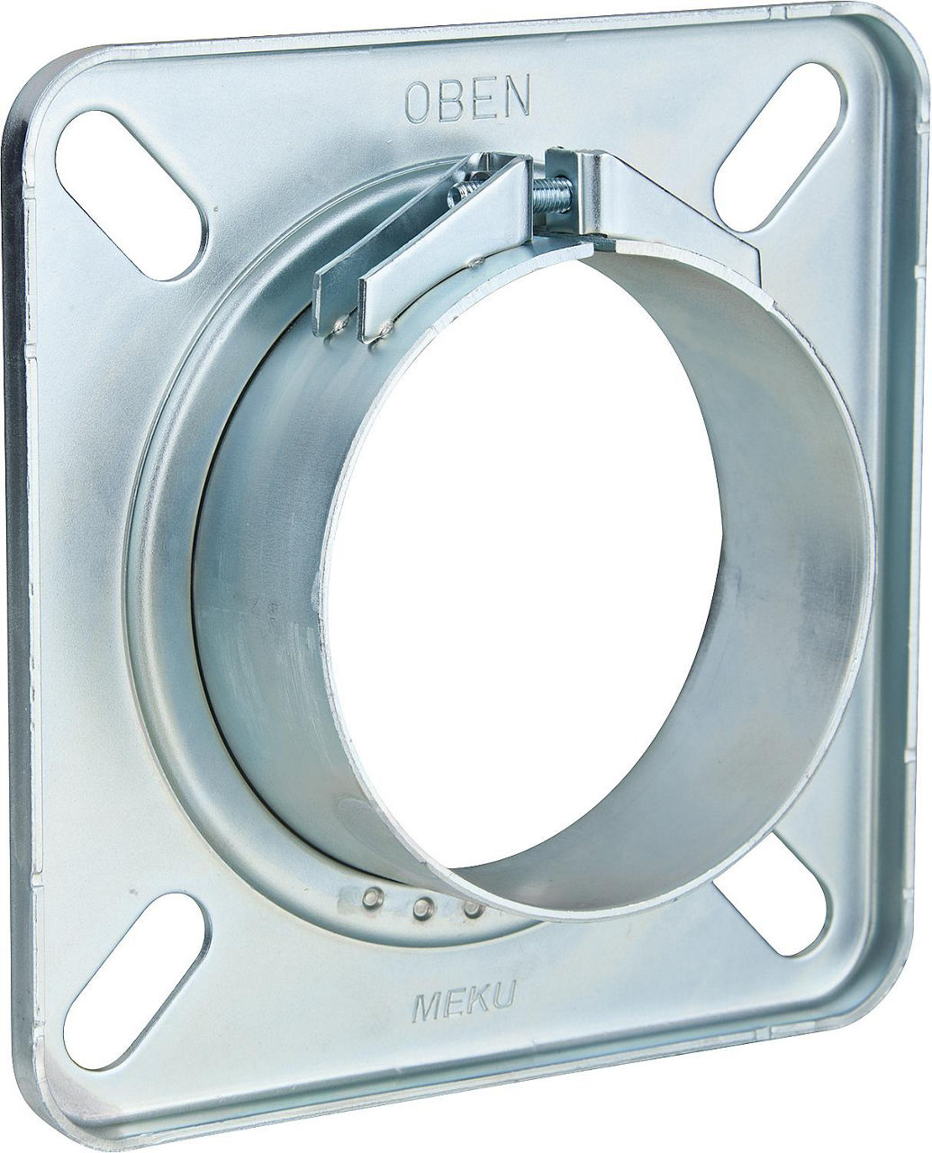 Brennerflansch Meku für Flammrohre Ø 90 mm Brennerflansch Meku für Flammrohre Ø 90 mm