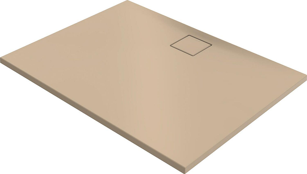 Duschwanne Hüppe EasyFlat Mineralguss 1600x52x1000 mm Ablauf:lange Seite, beige matt Duschwanne Hüppe EasyFlat Mineralguss 1600x52x1000 mm Ablauf:lange Seite, beige matt