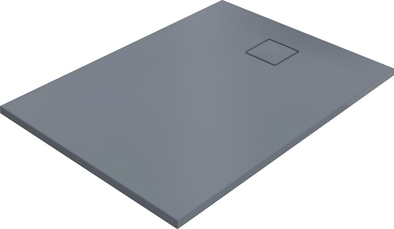 Duschwanne Hüppe EasyFlat Mineralguss 1200x52x1000 mm Ablauf:kurze Seite, grau matt Duschwanne Hüppe EasyFlat Mineralguss 1200x52x1000 mm Ablauf:kurze Seite, grau matt