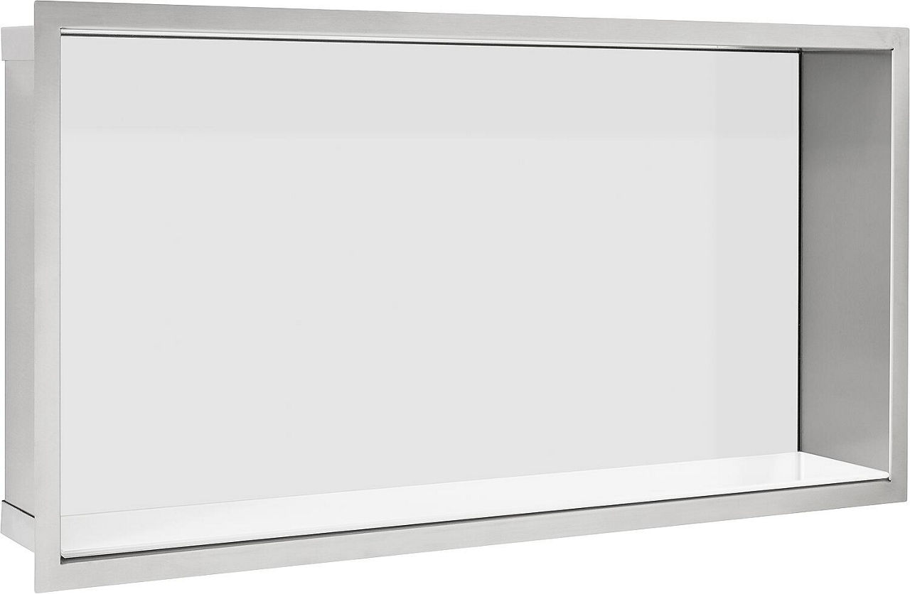 Wandnische BxHxT: 624x324x100 mm weiße Glasrückwand