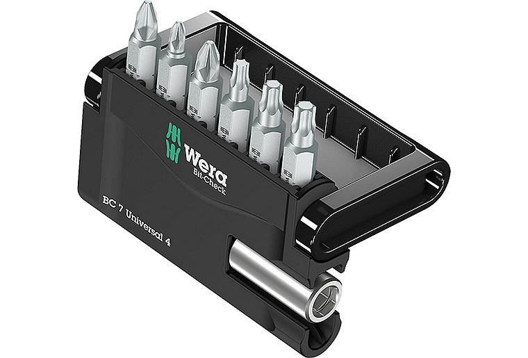 Bitset WERA Bit-Check Universal 4 7-teilig mit Universalhalter Bitset WERA Bit-Check Universal 4 7-teilig mit Universalhalter