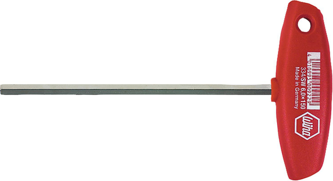 Innensechskant-Schraubendreher wiha 334 Stiftschlüssel mit Quergriff, SW 3,0 x 200 mm