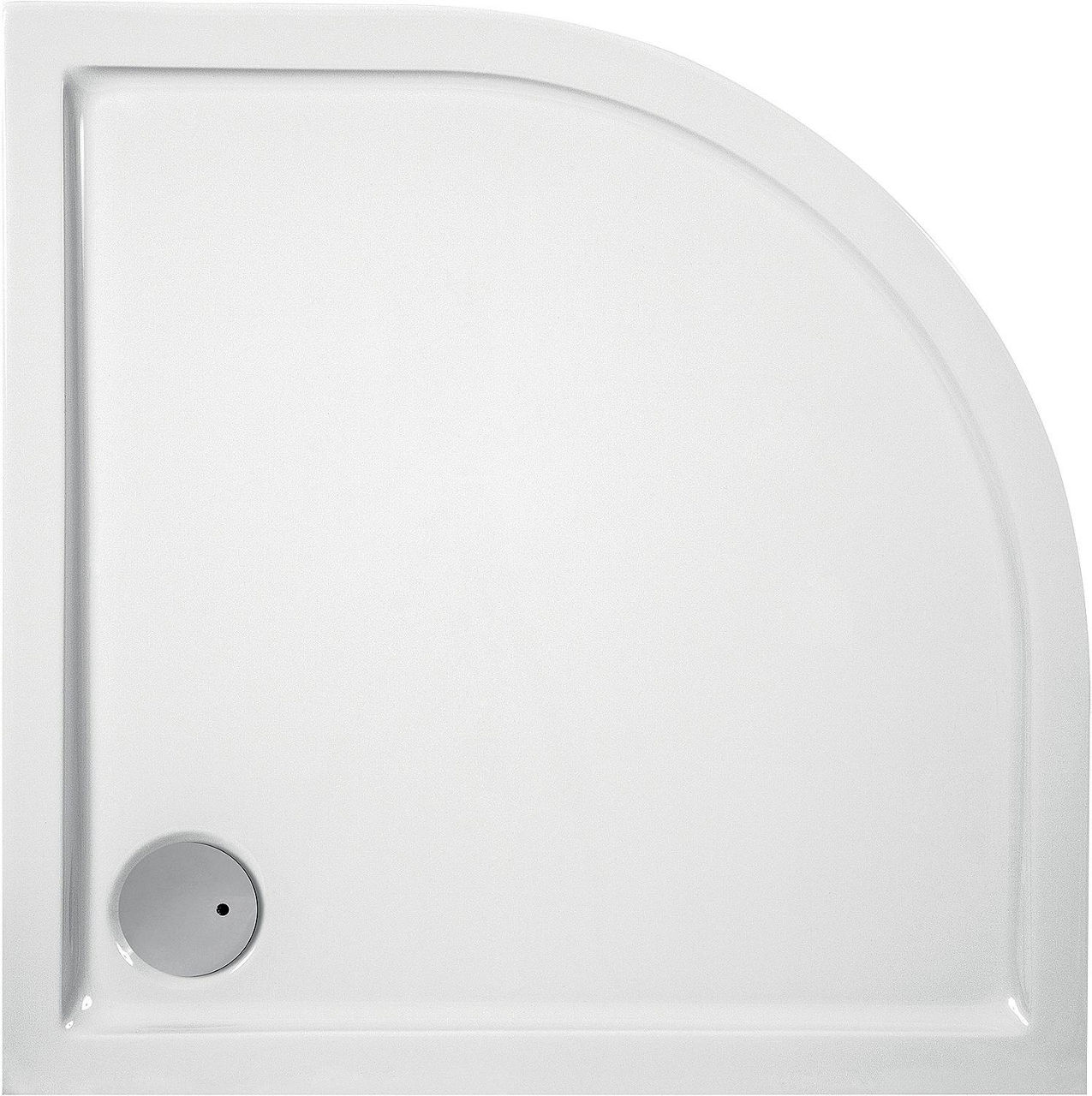 Duschwanne EVREN viertelkreis 800x55x800 mm, Radius 55 mm, Acryl weiß Duschwanne EVREN viertelkreis 800x55x800 mm, Radius 55 mm, Acryl weiß