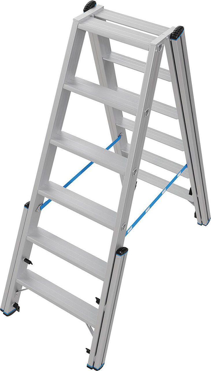 Stufen-Teleskop-Doppelleiter Stabilo 2x5 Stufe;; 134875 Stufen-Teleskop-Doppelleiter Stabilo 2x5 Stufe;; 134875