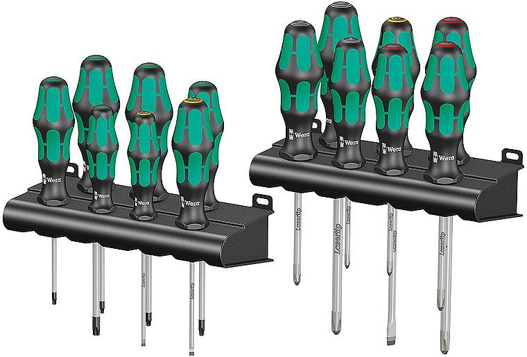 Schraubendreher-Satz Wera Kraftform Big Pack 300, Rack, 14-teilig