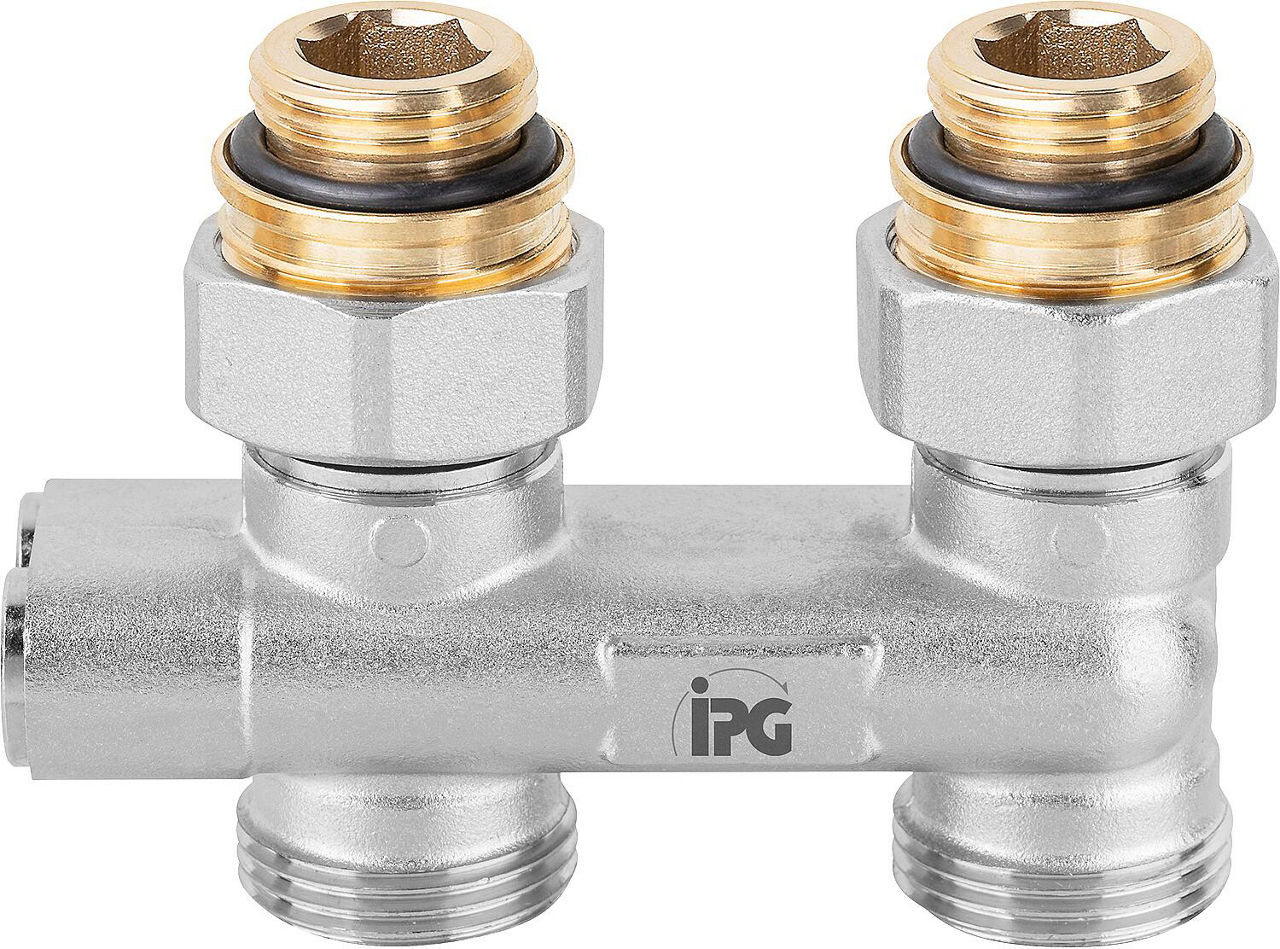 Umlenkstück Durchgangsform mit Übergangsnippel DN15 (1/2") AG x DN20 (3/4")flachdichtend Umlenkstück Durchgangsform mit Übergangsnippel DN15 (1/2") AG x DN20 (3/4")flachdichtend