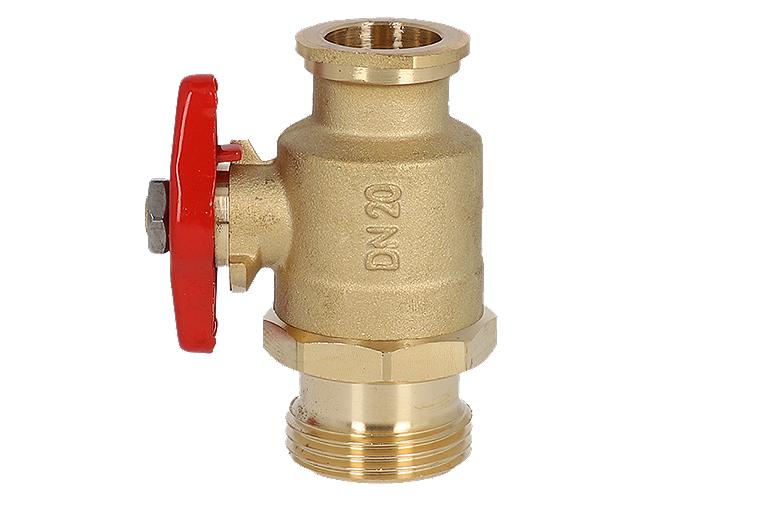 Vorlaufkugelhahn DN20 (3/4") mit Flügelgriff, für Heizkreisset Easyflow DN20 (3/4")