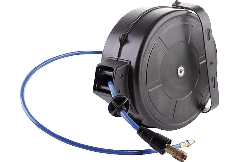 Druckluftschlauchtrommel, Automatik, Länge: 18 m, Ø Schlauch: 10/15 mm Druckluftschlauchtrommel, Automatik, Länge: 18 m, Ø Schlauch: 10/15 mm