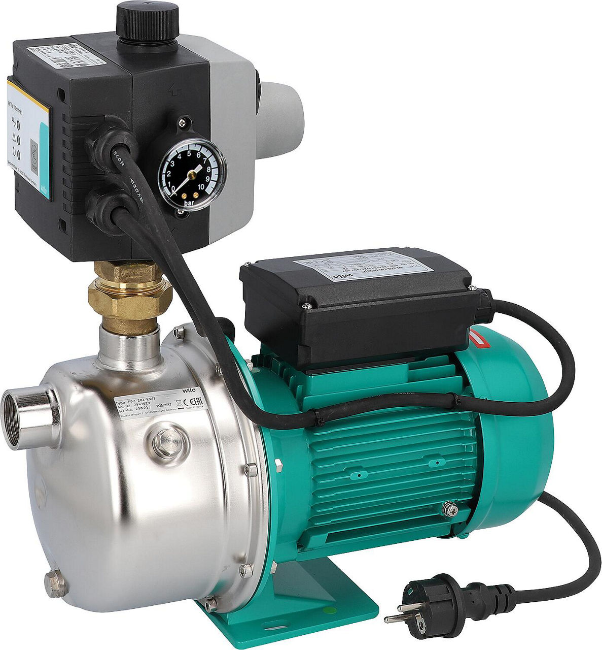 Hauswasserautomat Wilo-Jet FWJ-204-EM/3