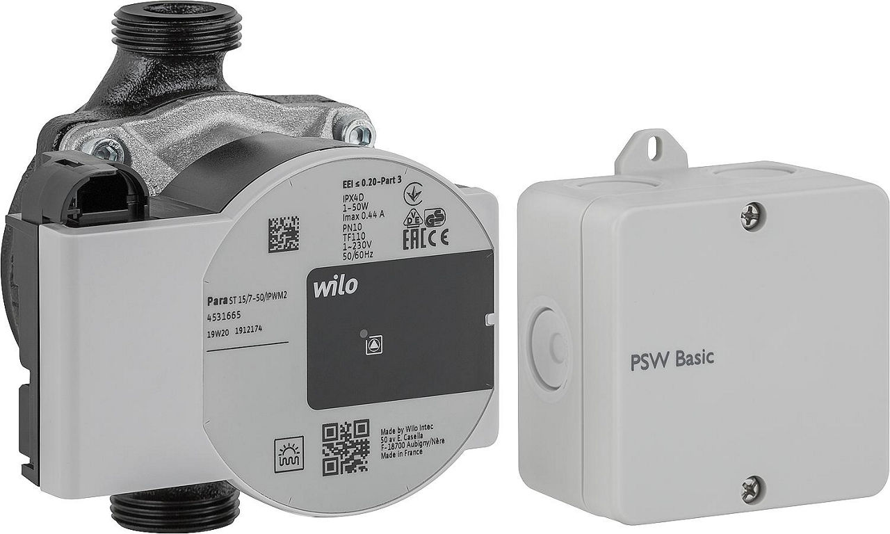 Pumpensignalwandler Resol PSW Basic-Set, Wilo Para ST 15/7.0-PWM Pumpensignalwandler Resol PSW Basic-Set, Wilo Para ST 15/7.0-PWM