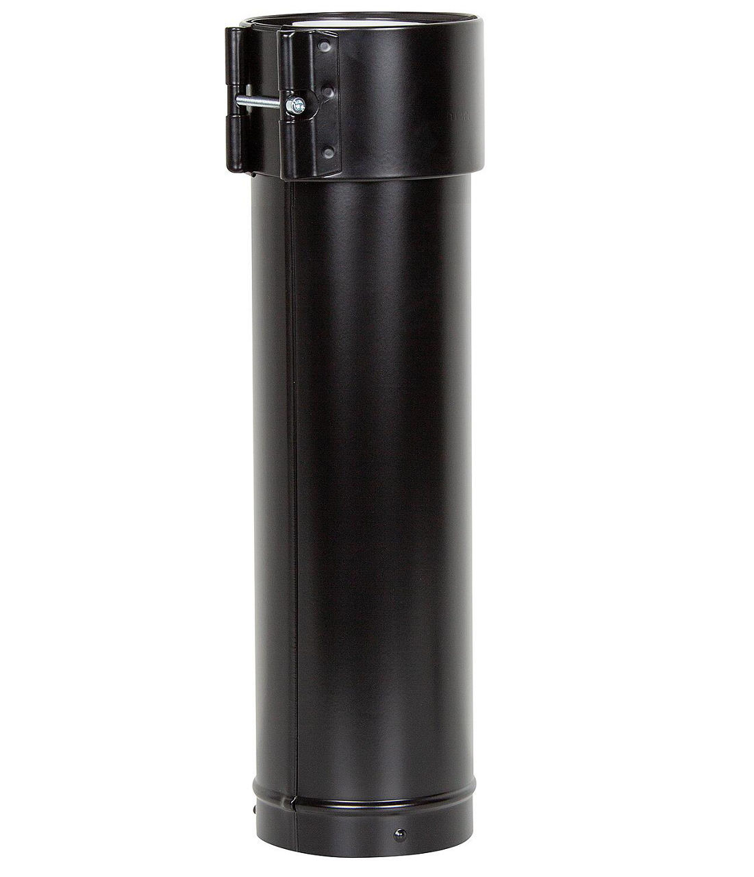 Überdachverlängerung, DN 80/125 schwarz, 500mm, Überdachverlängerung, DN 80/125 schwarz, 500mm,