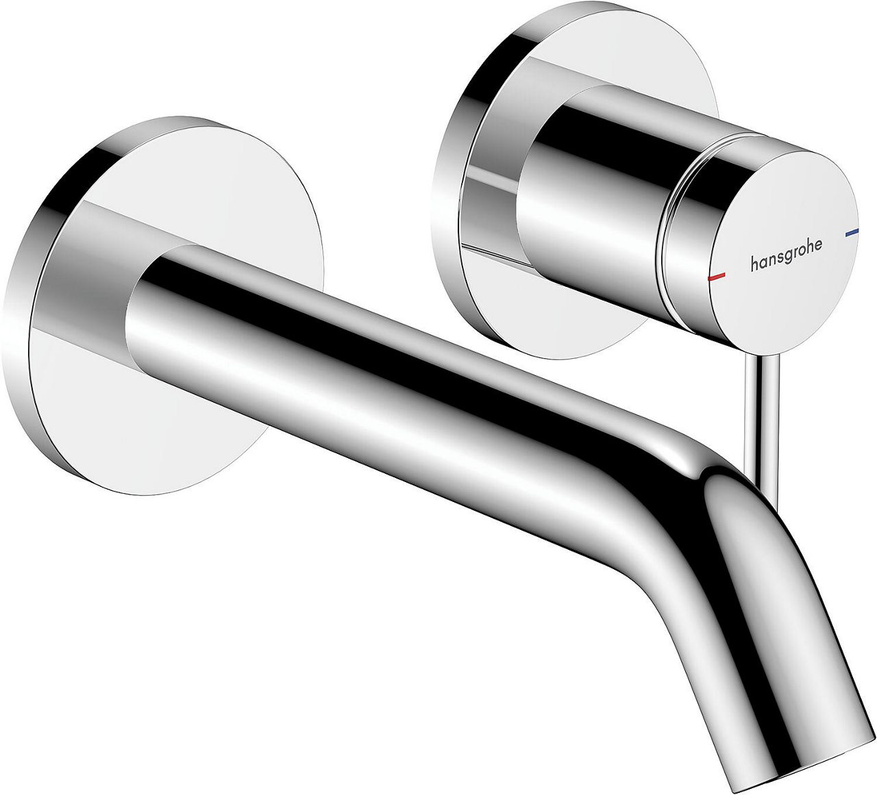 Wand-Waschtischmischer Hansgrohe Tecturis S Ausladung 165 mm chrom