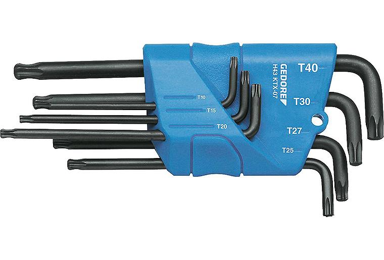 Winkelschraubendreher-Satz GEDORE 7-teilig TORX im Einsteckhalter
